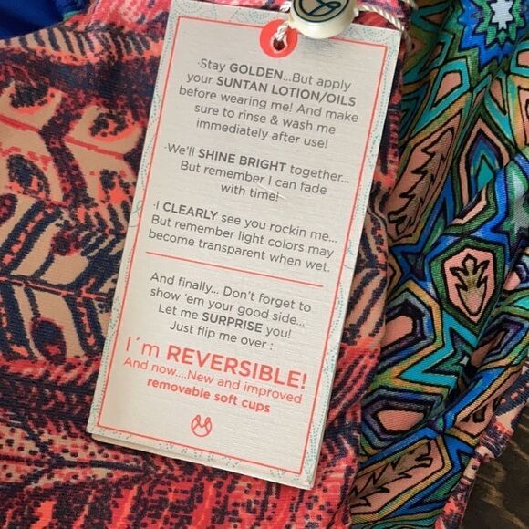 MAAJI OFF THE SHOULDER Floral RUFFLE BIKINI TOP - Picture 10 of 14